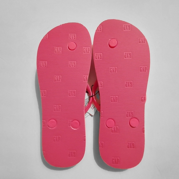 3for$19 GAP NWT Barbie Pink Flip Flop Sandles - Picture 6 of 8